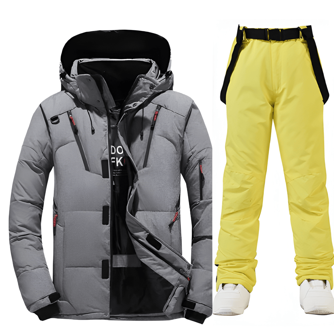 Herren Skijacke | Warmes Ski Set | Winterjacke Herren