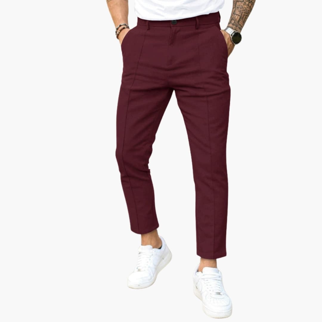 Herren Stoffhose | Schmale Passform | Eleganter Stil | Sommer