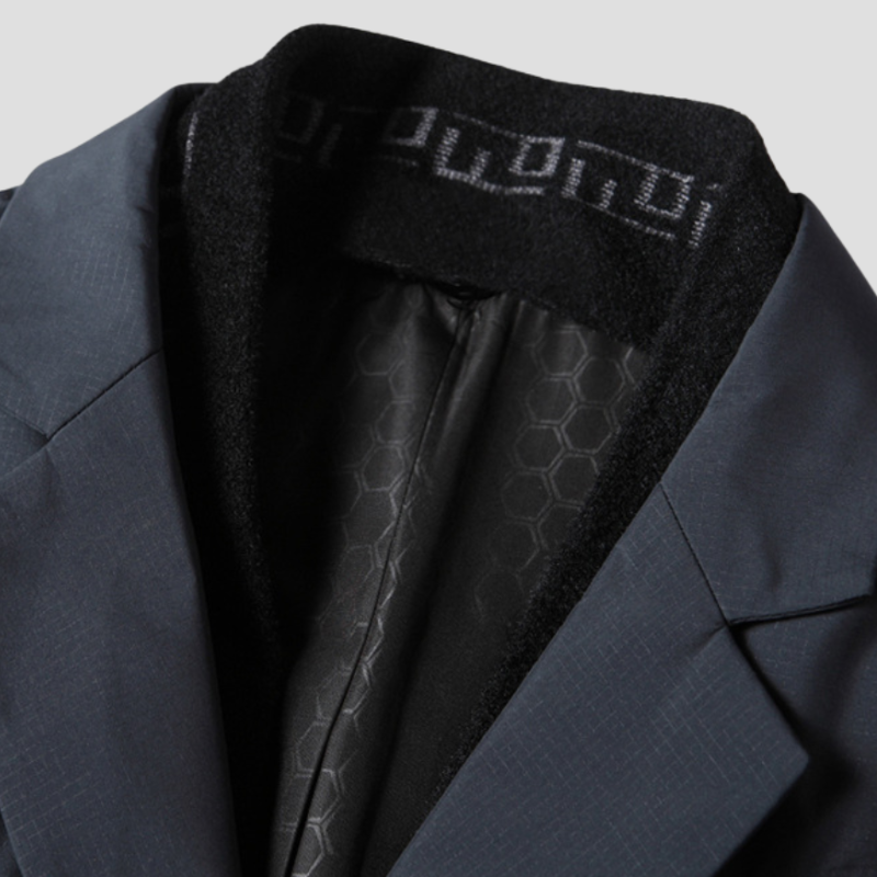 Winterjacke Herren | Leicht Gewatteter Blazer | Jacke Herren Modern