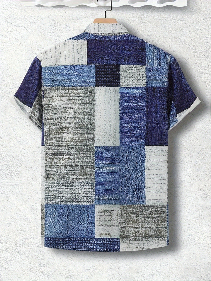 Herren Shirt | Retro | Mit Knöpfen | Sommer