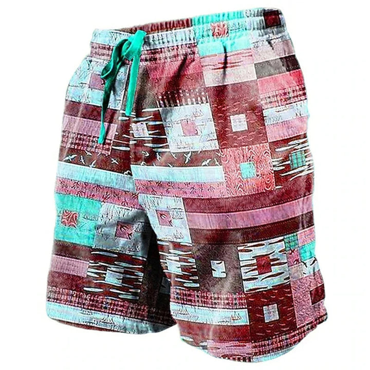 Herren Shorts | Retro | Mit Kordelzug | Sommer