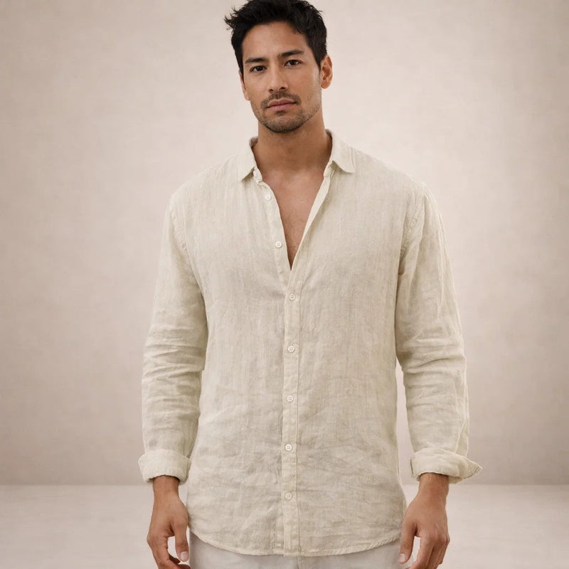 Herren Hemd | Straight | Mit Knöpfen | Sommer
