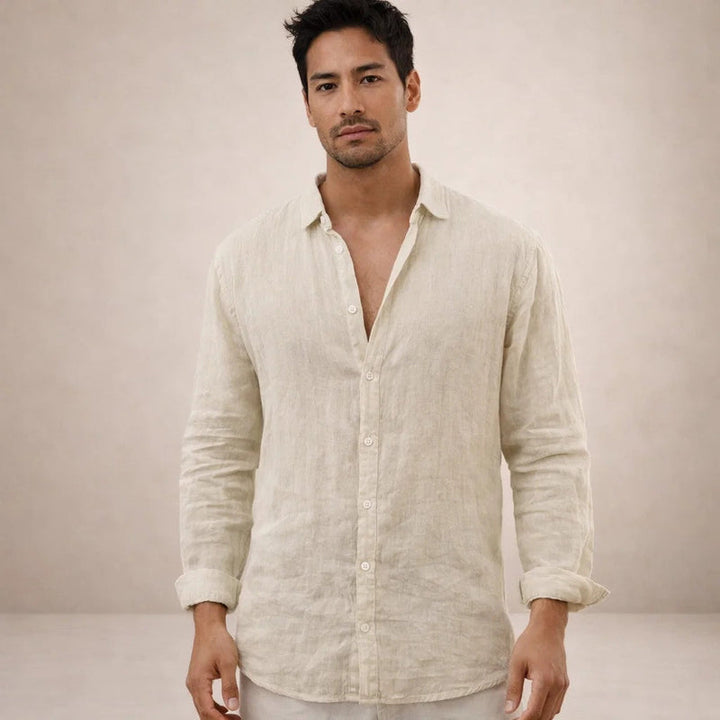 Herren Hemd | Straight | Mit Knöpfen | Sommer