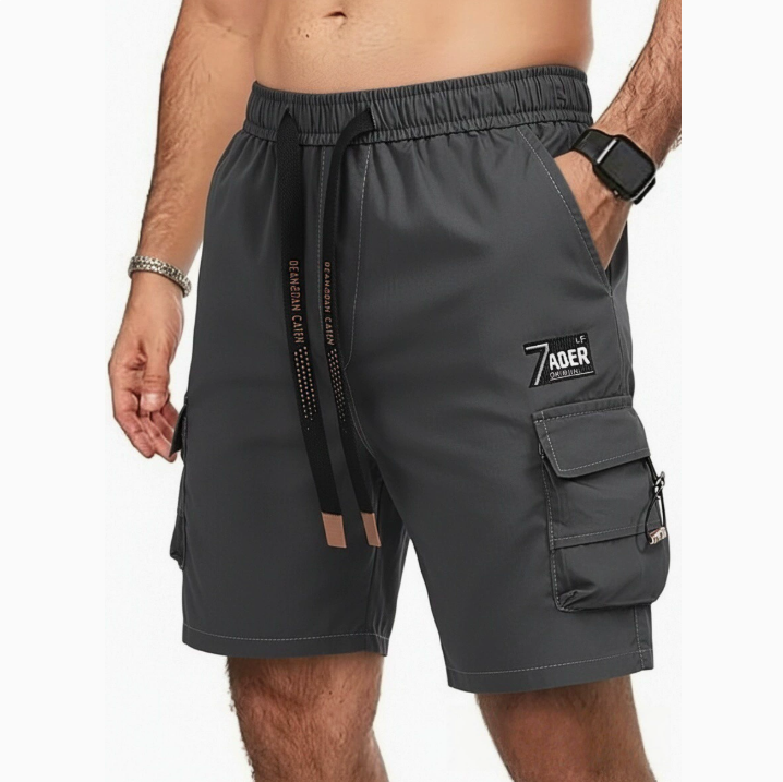 Herren Shorts | Cargo | Elastischer Bund | Sommer