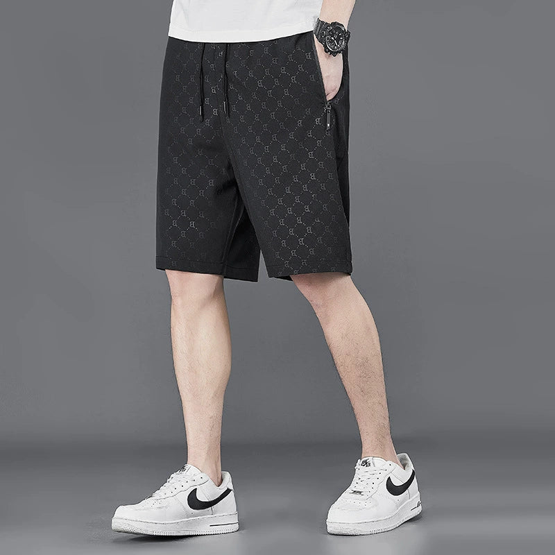 Herren Shorts | Straight | Mit Reißverschluss Detail | Sommer