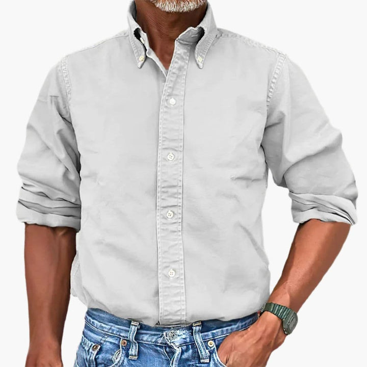 Herren Hemd | Straight | Mit Knöpfen | Sommer