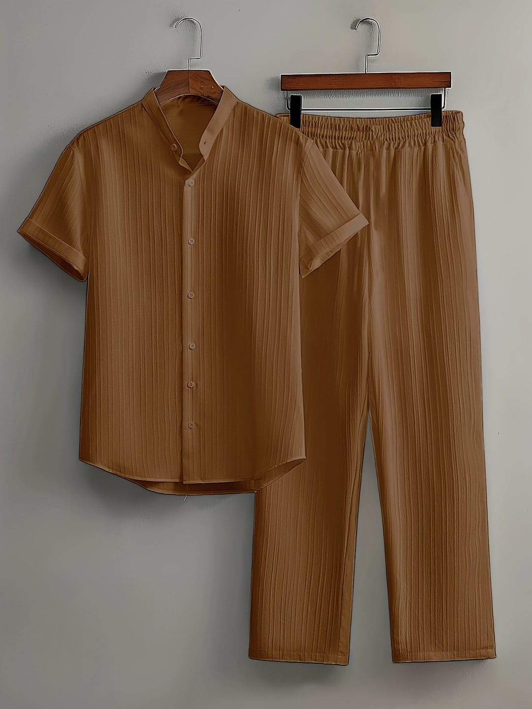 Herren Set | Strukturdesign | Lockerer Schnitt | Sommer