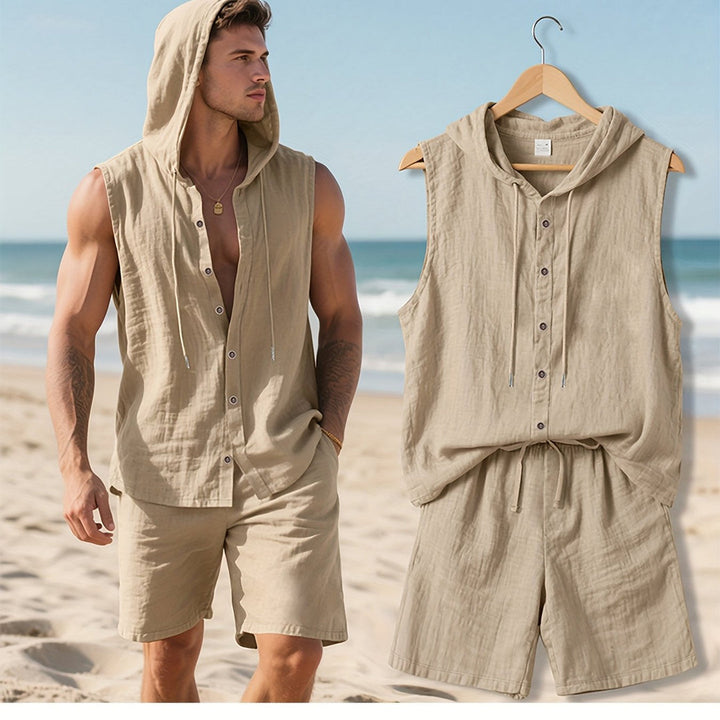 Herren Set | Elegant | Mit Kapuze | Sommer
