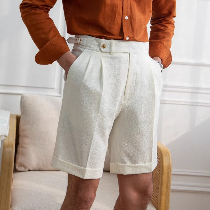 Herren Shorts | Elegant | Mit Knopfverschluss | Sommer