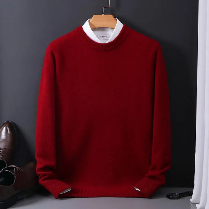 Pullover Herren | Kaschmir Pullover Style | Regular Fit Rundhals