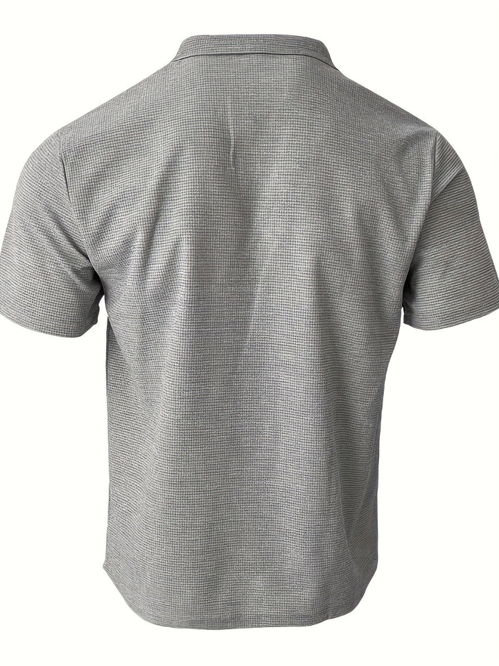 Herren Polo | Unifarben | Bequemer Kragen | Atmungsaktiv & lässig