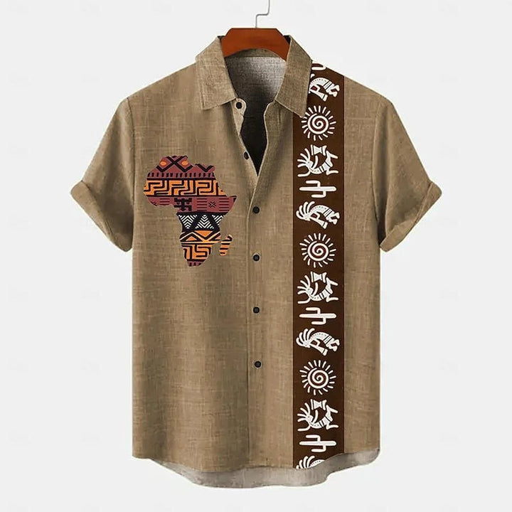 Herren Shirt | Westernstil | Knopfleiste | Sommer
