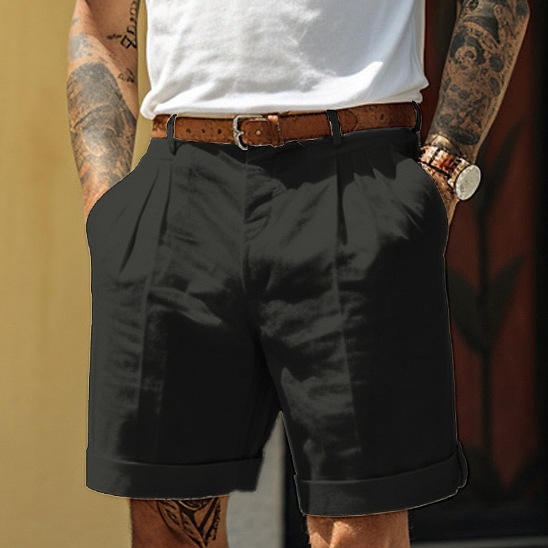 Herren Shorts | Straight | Hohe Taille | Sommer
