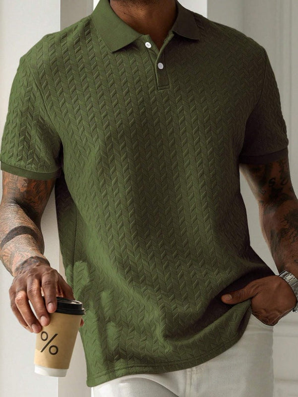 Herren Poloshirt | Elegant | Mit Knopfleiste | Sommer