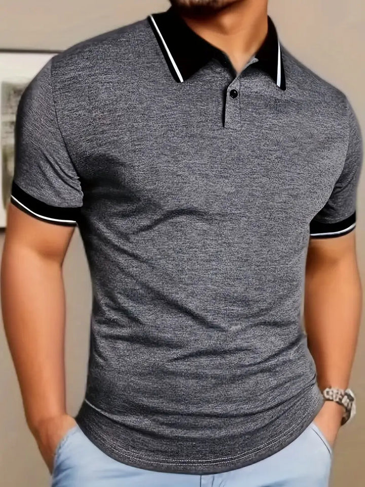 Herren Polohemd | Gerade Passform | Mit Knopfleiste | Sommer