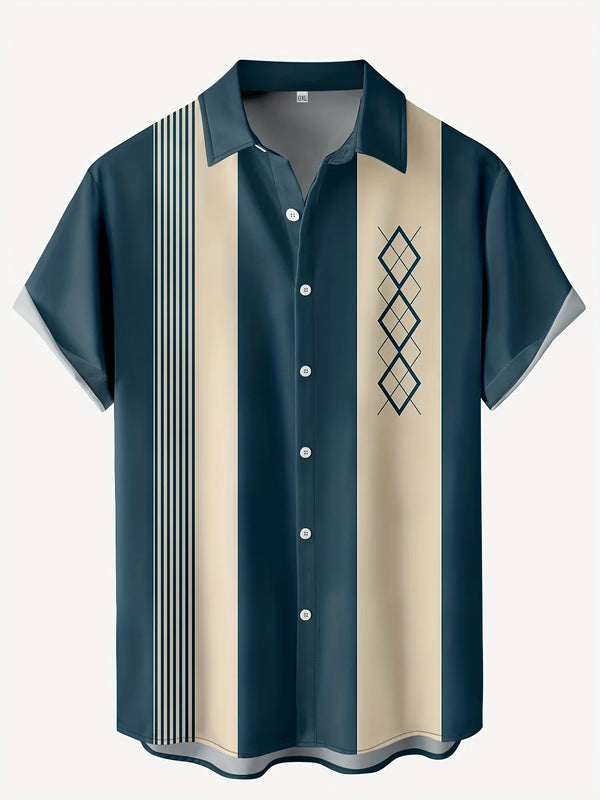 Herren Shirt | Elegant | Kurzarm | Modern | Sommer