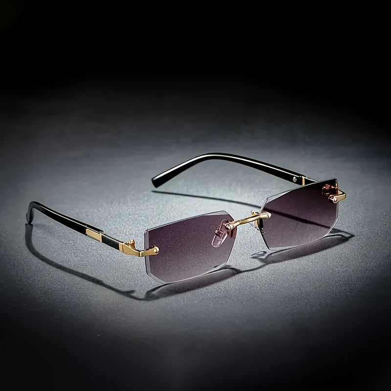 Herren Sonnenbrille | Retro | Ohne Rahmen | Sommer Minimal