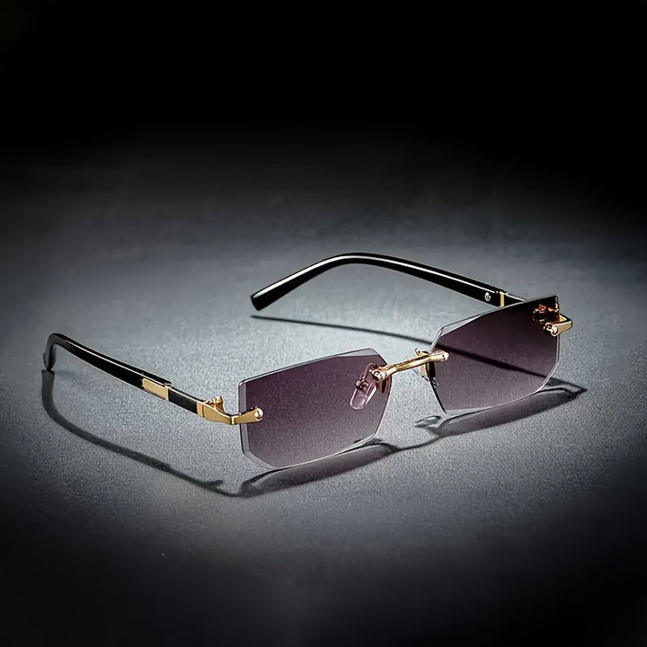 Herren Sonnenbrille | Retro | Ohne Rahmen | Sommer Minimal