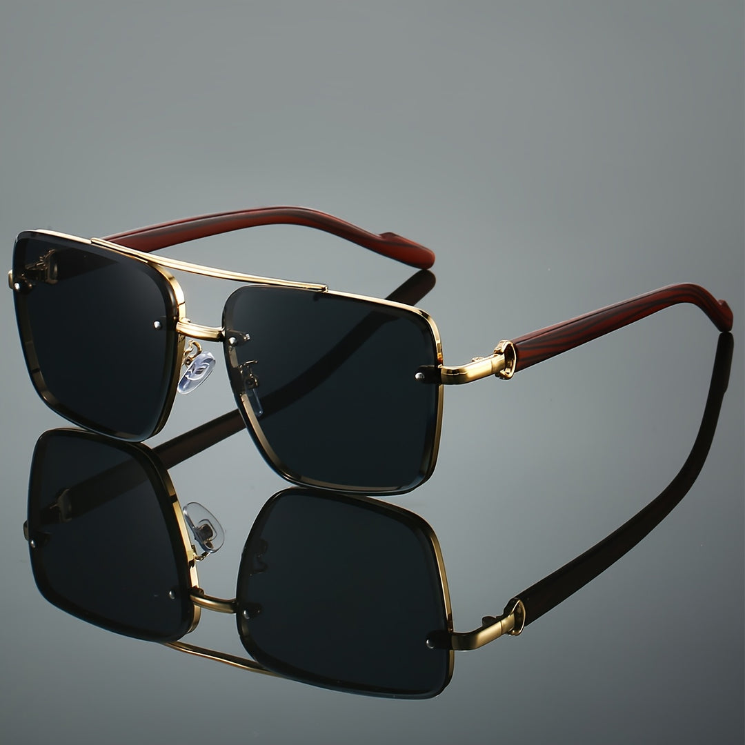Herren Sonnenbrille | Elegant | Mit Bügel | Sommer Kantig
