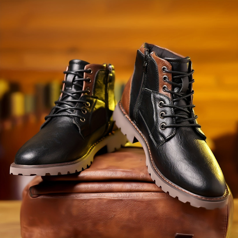 Winterstiefel Herren | Schnürstiefel Design | Langlebig & Elegant | Schuhe
