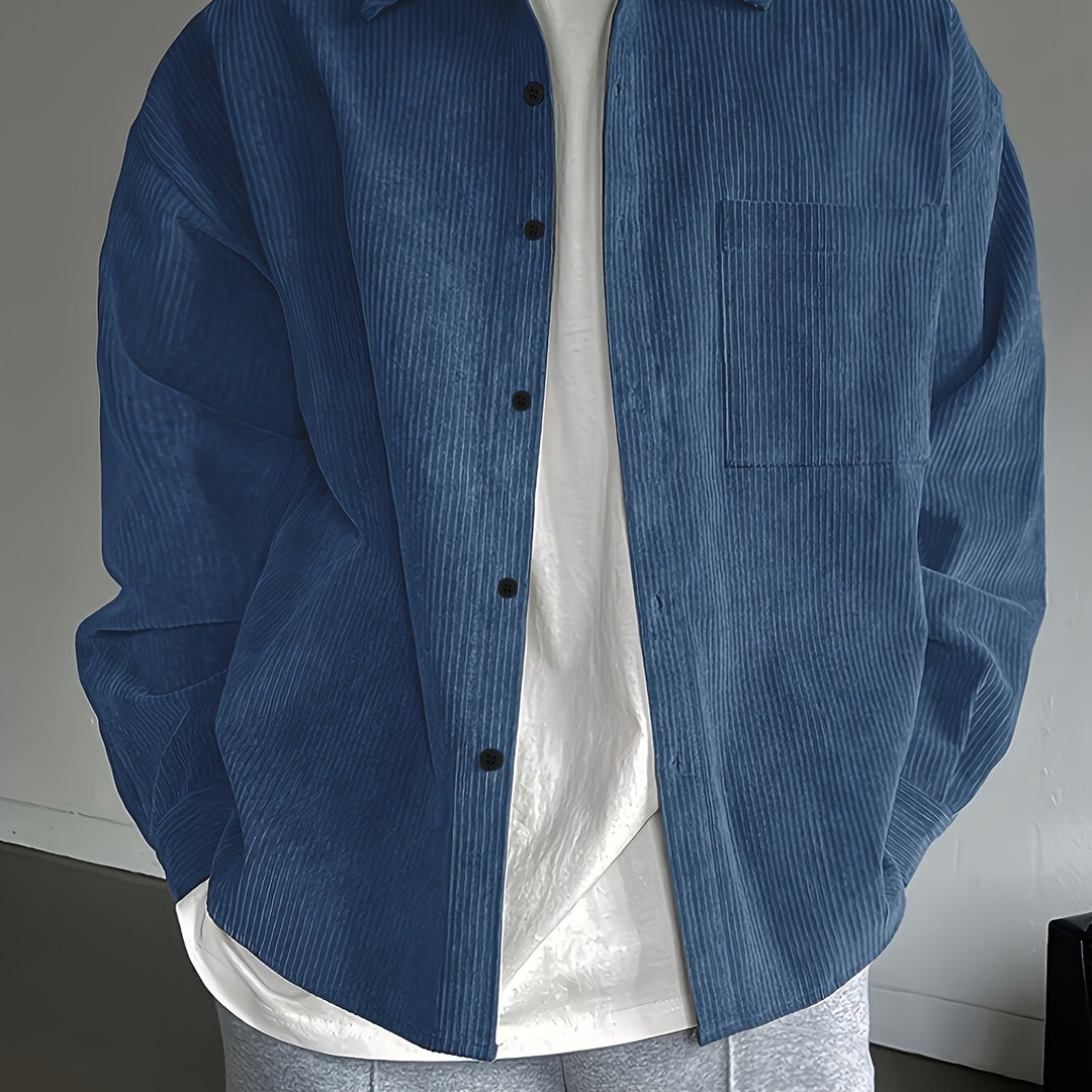 Herren Hemd | Oversized | Knopfleiste | Sommer
