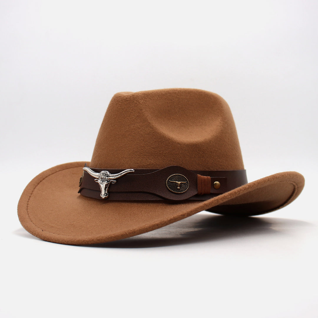 Herren Cowboyhut | Vintage | Mit Zierband | Western Stil