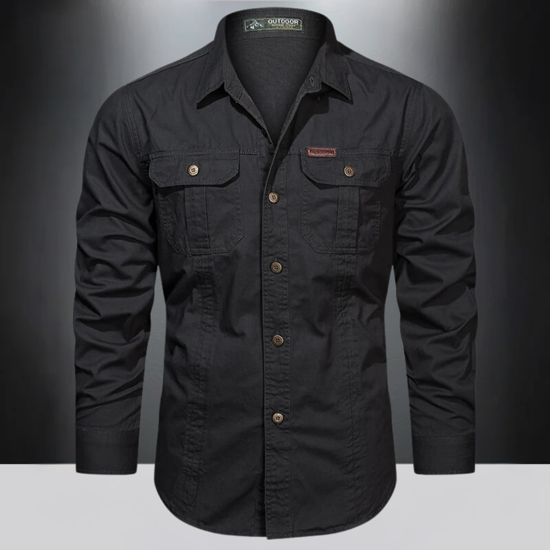 Herren Hemd | Straight Elegant | Mit Knöpfen | Sommer