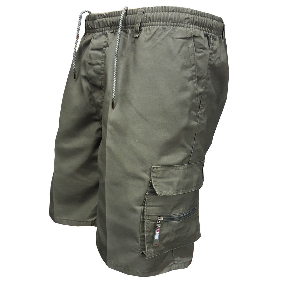 Herren Cargo Shorts | Straight | Mit Kordelzug | Sommer