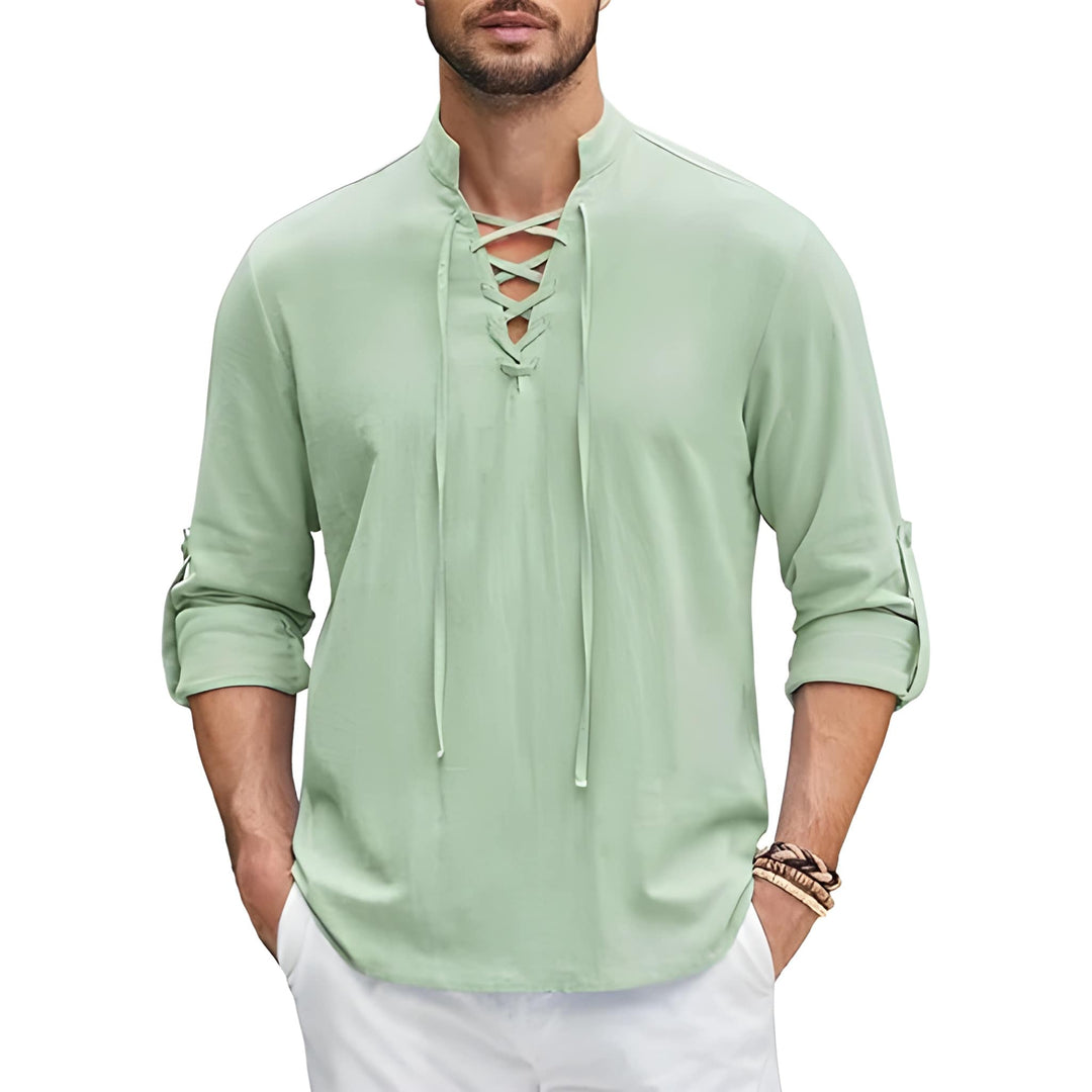 Herren Top | Straight | Mit Schnürung | Sommer