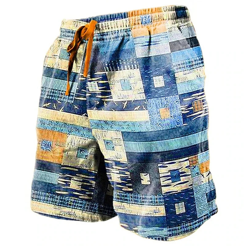 Herren Shorts | Retro | Mit Kordelzug | Sommer