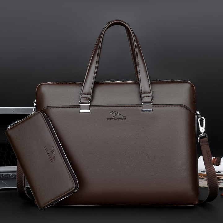 Business Tasche | Structured Office | Reißverschluss Fach | Alltag Carry