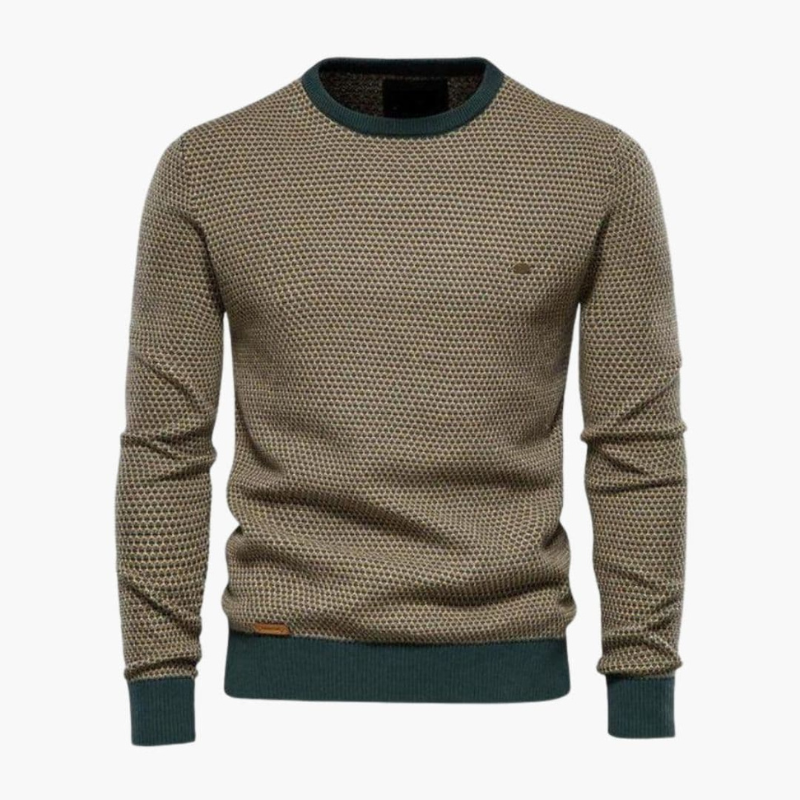Pullover Herren | Feines Strickmuster | Elegant Strickpullover Herren