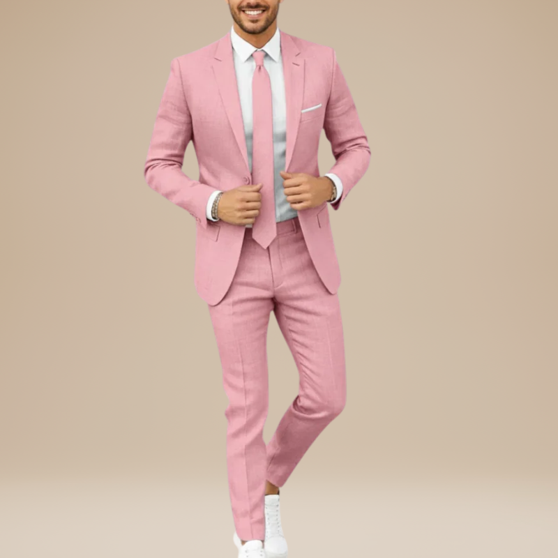 Herren Set | Slim Fit Zweiteiliges Kostüm | Kleider Urban