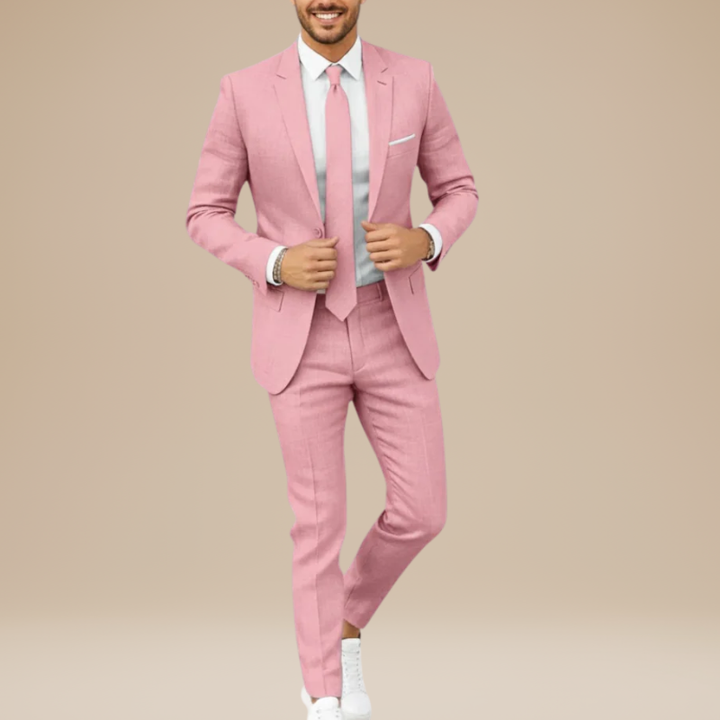 Herren Set | Slim Fit Zweiteiliges Kostüm | Kleider Urban