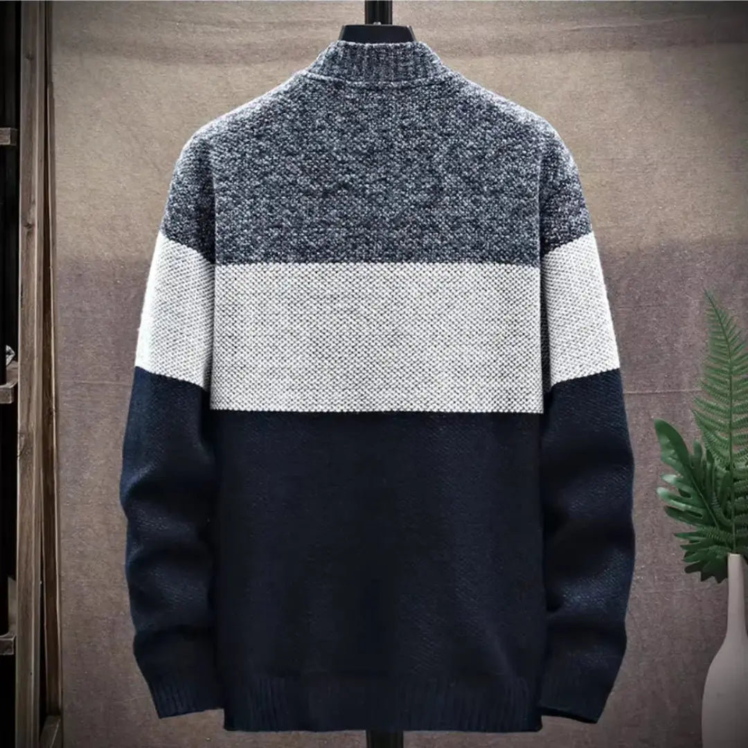 Cardigan Herren | Strickdesign Reißverschluss | Modern Kleider Look