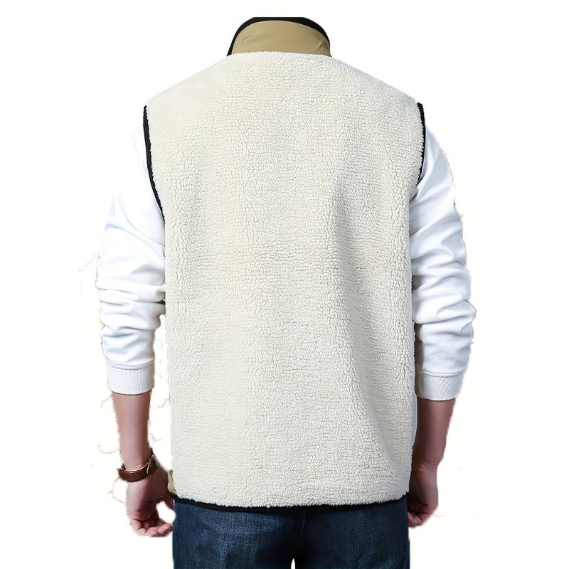Weste Herren | Warme Weste Mit Reißverschluss | Casual Kleider