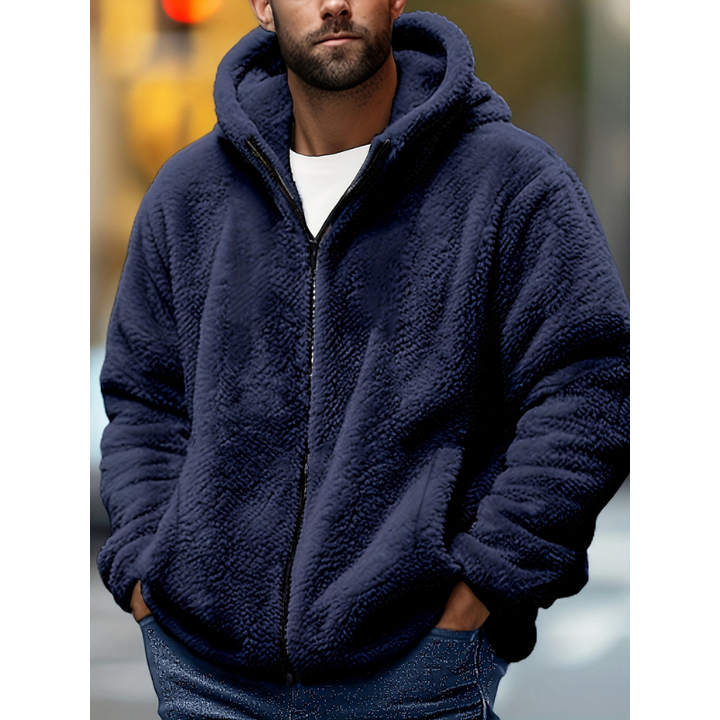 Winterjacke Herren | Warme Daunenjacke Herren | Kapuze & Taschen