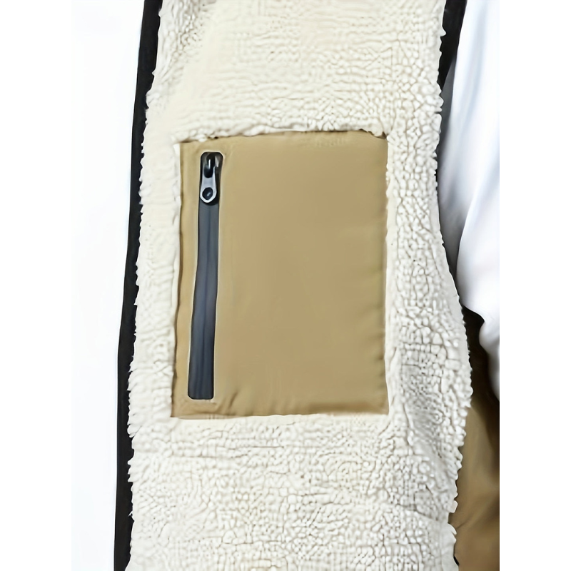 Weste Herren | Warme Weste Mit Reißverschluss | Casual Kleider