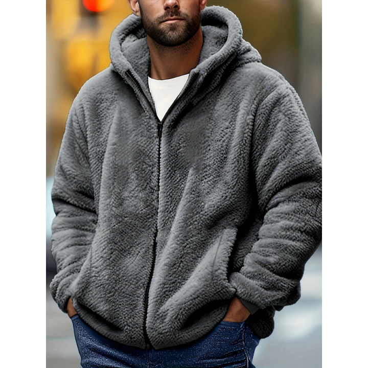 Winterjacke Herren | Warme Daunenjacke Herren | Kapuze & Taschen