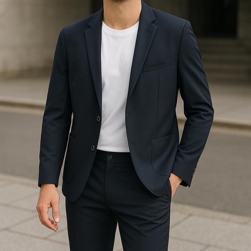 Jacke Herren | Elegante Anzug Set | Klassische Herren Kleider