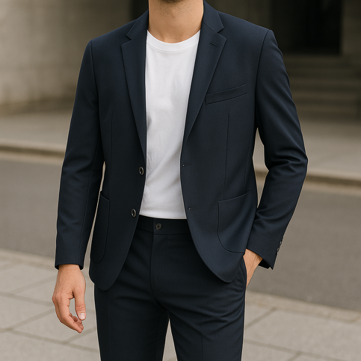 Jacke Herren | Elegante Anzug Set | Klassische Herren Kleider