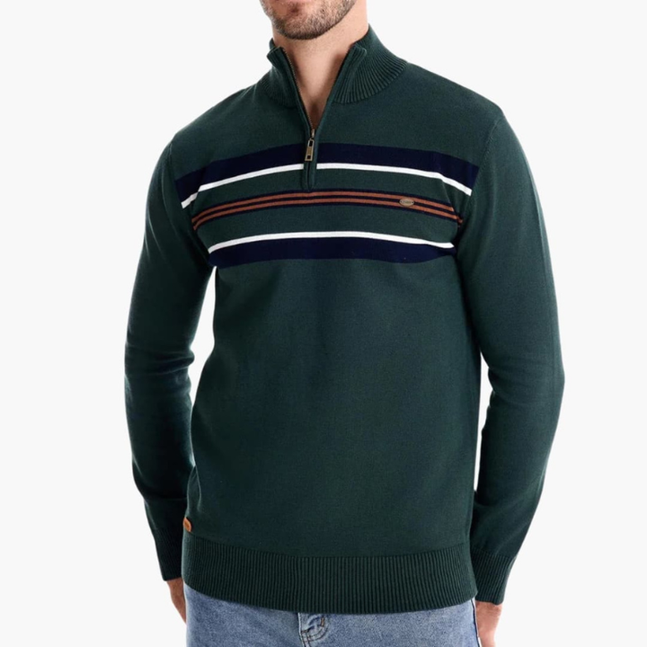 Pullover Herren | Modisch Strickpullover Herren | Streifen Stil