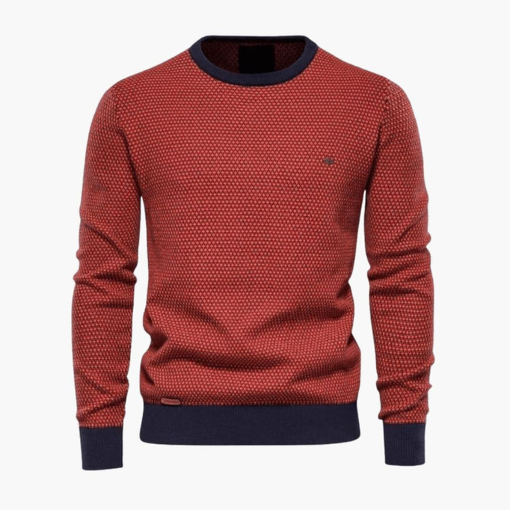 Pullover Herren | Feines Strickmuster | Elegant Strickpullover Herren