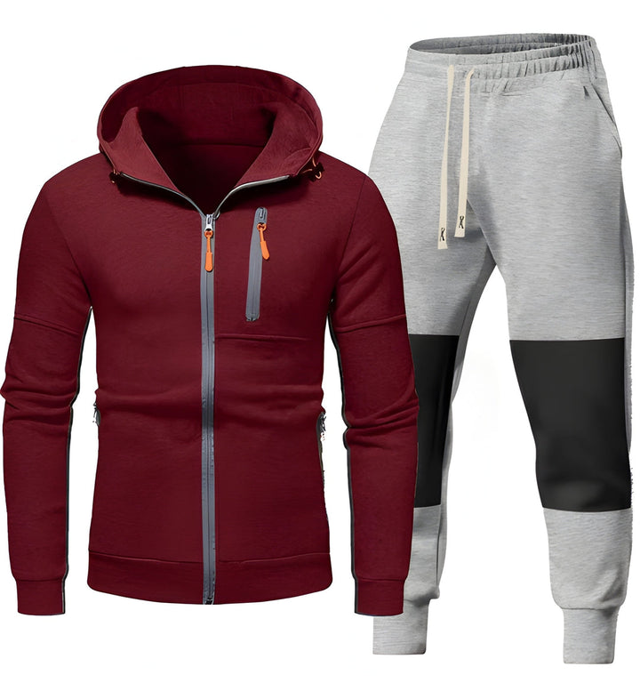 Herren Sportset | Trainingsjacke Jogginghose | Sportliche Kleider