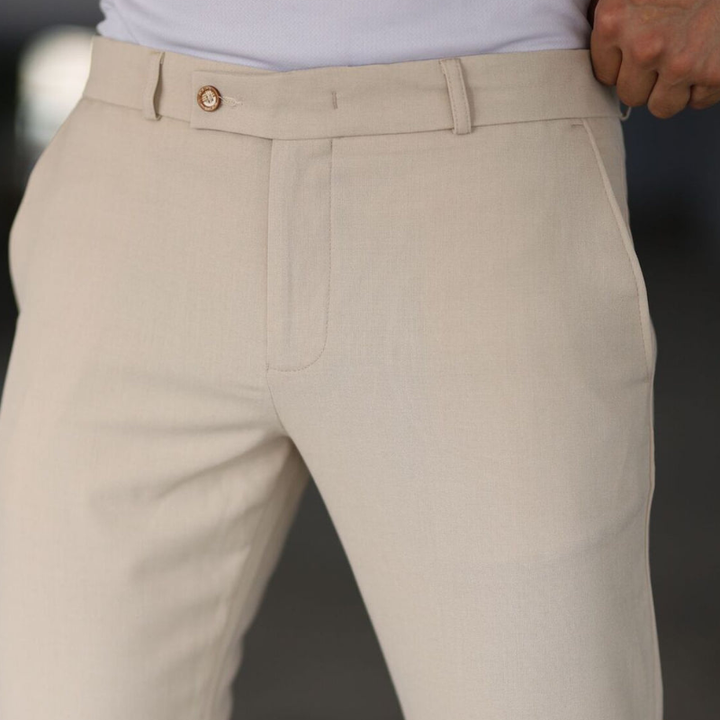 Herren Hosen | Schlanke Chino Optik | Lässig Kleider Herren