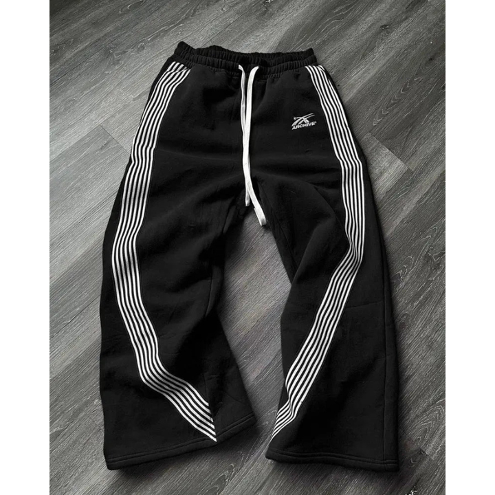 Jogginghose Herren | Breit Gestreift Sportlich | Moderne Kleider Herren