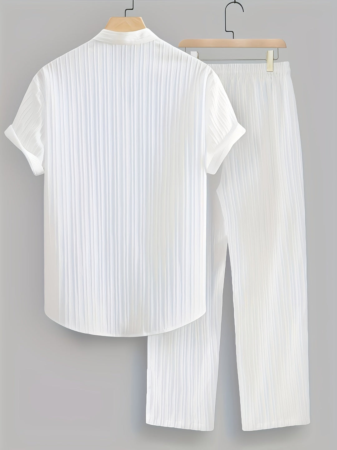 Herren Set | Strukturdesign | Lockerer Schnitt | Sommer