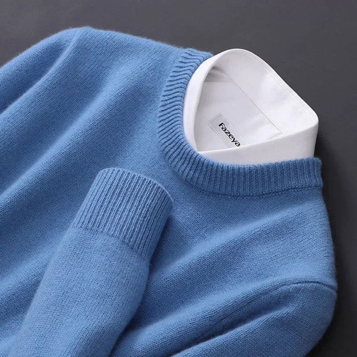 Pullover Herren | Kaschmir Pullover Style | Regular Fit Rundhals