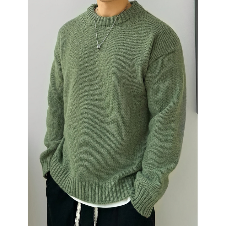 Herren Pullover | Rundhals und Lange Ärmel | Übergröße