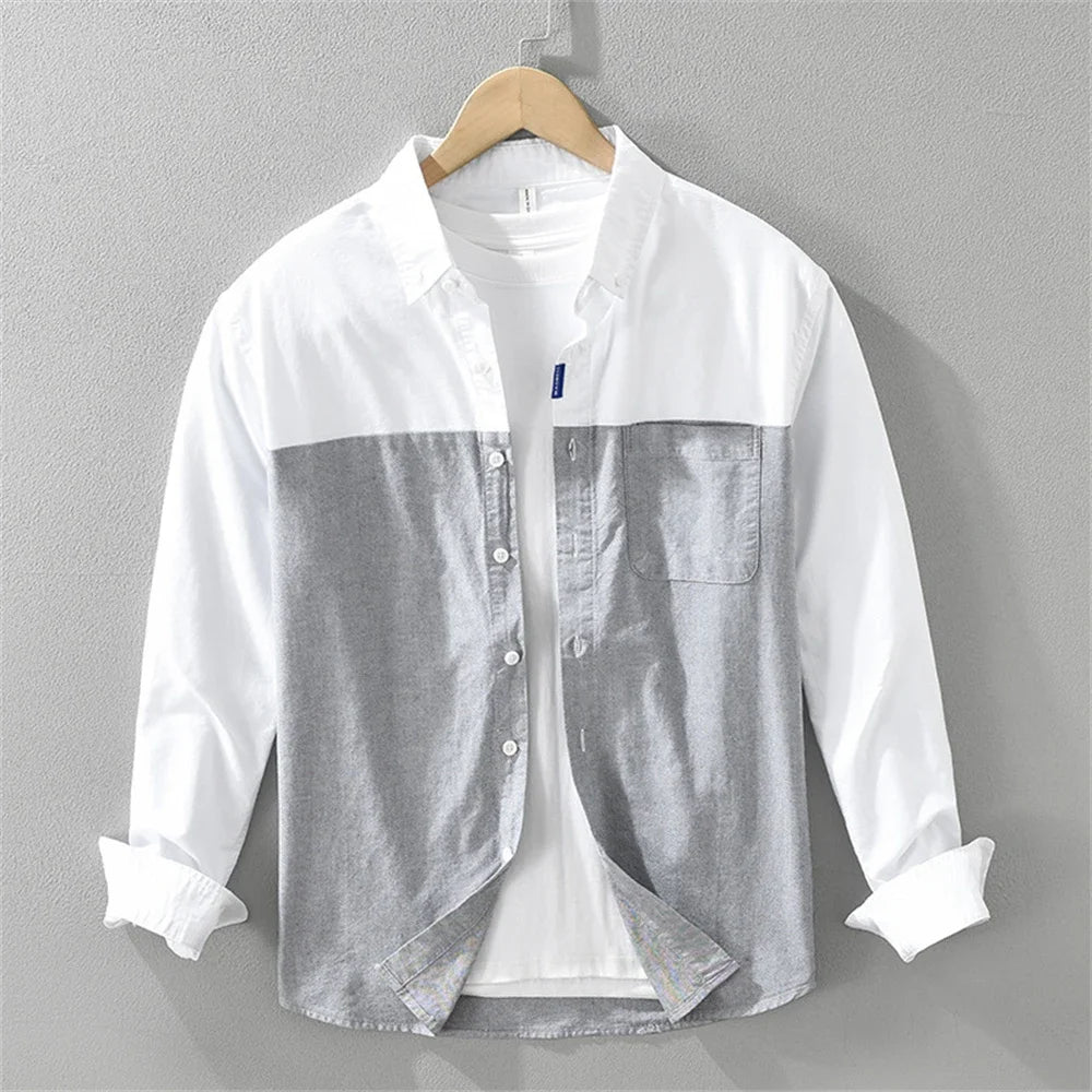 Herren Hemd | Oversized | Mit Knöpfen | Sommer
